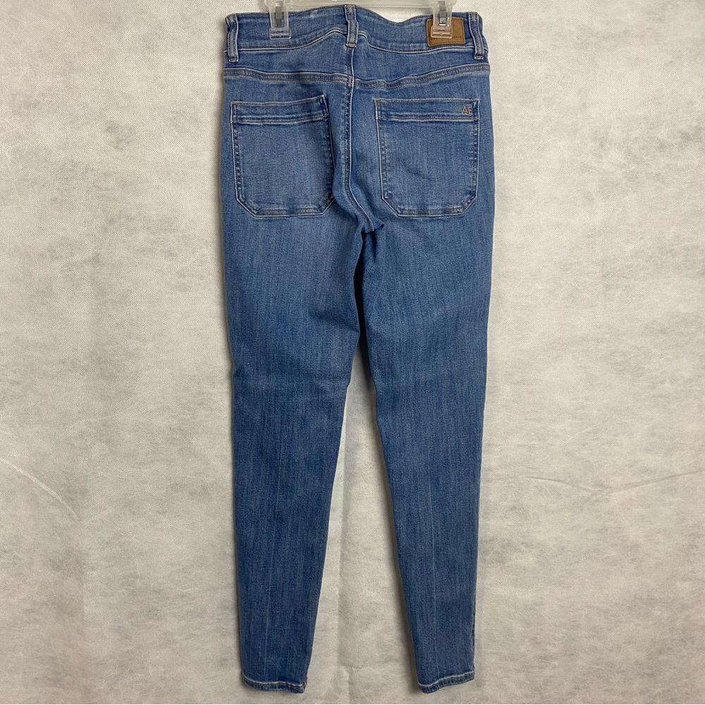 American Eagle Jeans Sz 6 Next Level Stretch High-Waisted Jegging Skinny - Picture 2 of 16